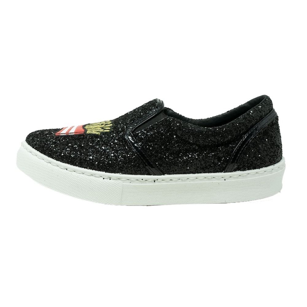 CHIARA FERRAGNI Graphic Patch Round-Toe Sneakers